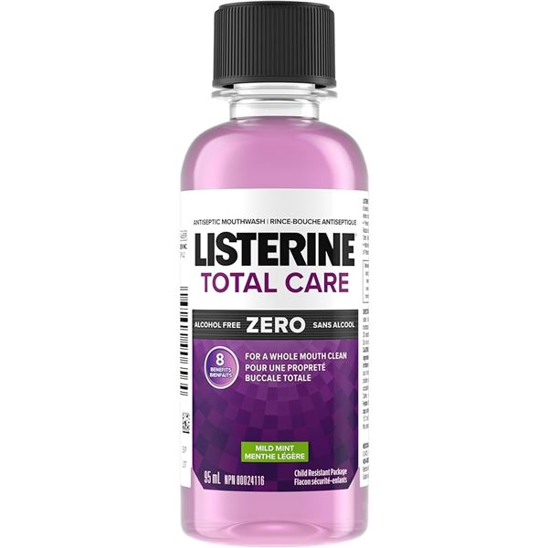 Hu-Fa Listerine ÚV Total Care AF Mild bez alkoholu 80 ml (4)