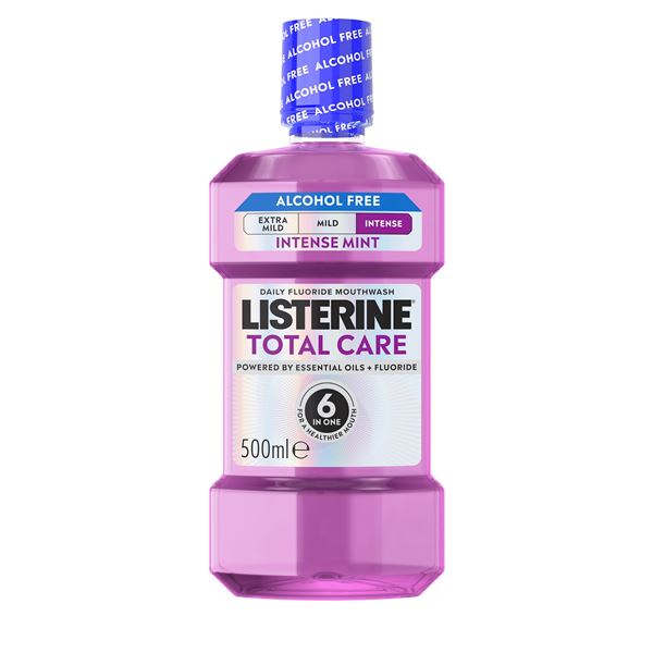 Listerine ÚV Total Care AF Intense bez alkoholu 500 ml