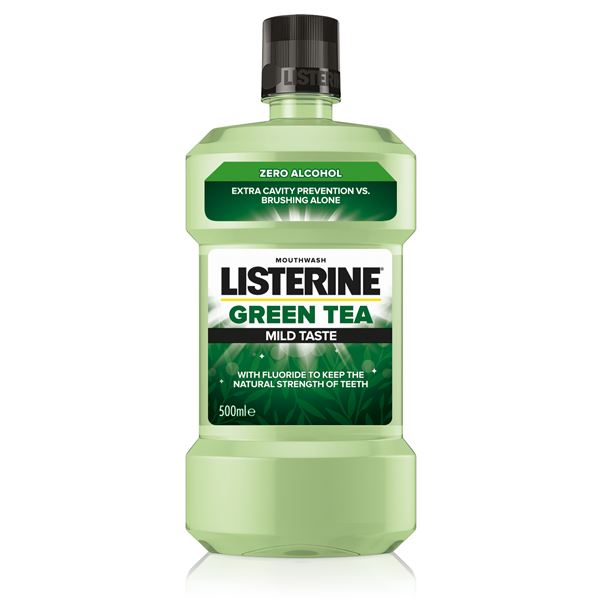 Listerine ÚV Green Tea 500ml-do vyprodání