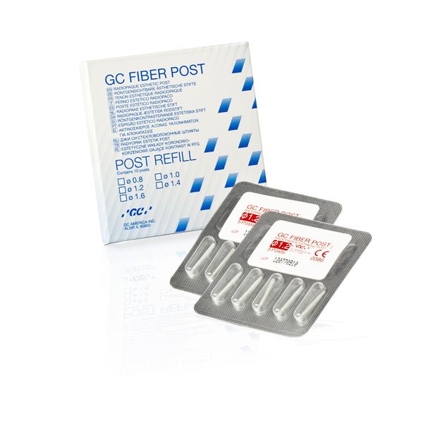 Fiber post GC refill 0,8 mm 10 ks