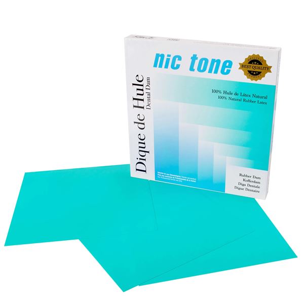 Nic Tone fólie latex 6x6 Rubber/Koffer Dam Thin 36ks