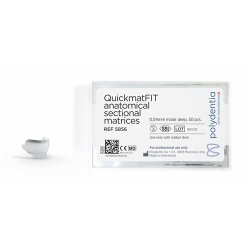 QuickmatFit matrice sekční molar hluboký 0,04 50 ks