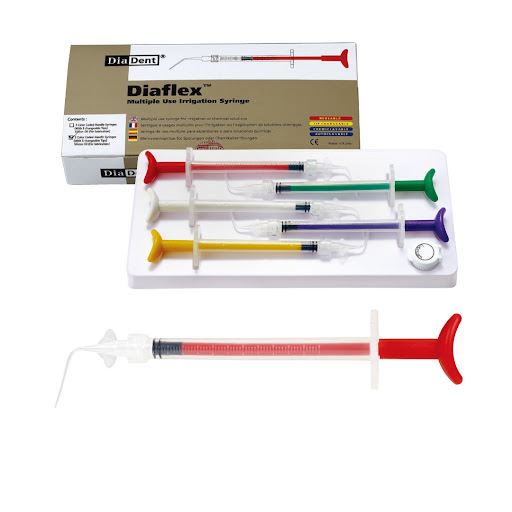 DiaFlex V výplachové stříkačky 5ks + 20kanyl + olej