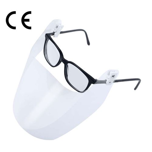 Ochranný štít Cerkamed na dioptrické brýle