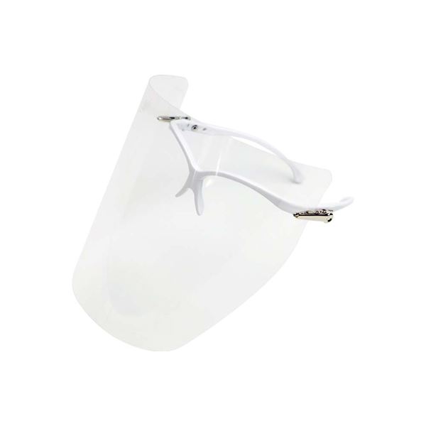 Ochranný štít Cerkamed Standard bílý + 10 fólií