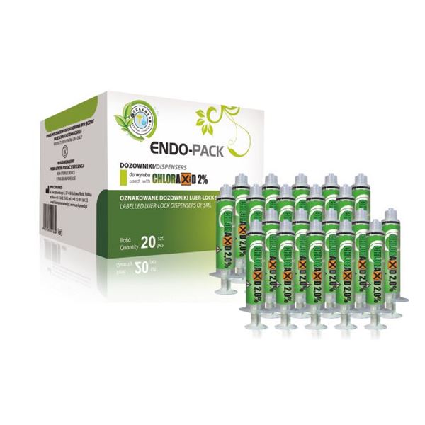 Endo-Pack Chloraxid 2% stříkačky 5 ml 20ks