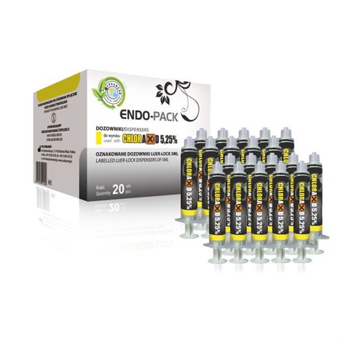 Endo-Pack Chloraxid 5,25% stříkačky 5 ml 20ks