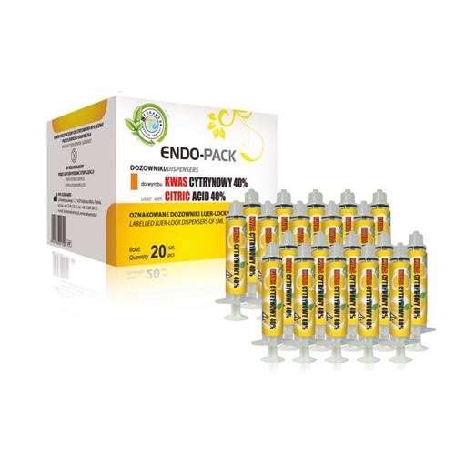 Endo-Pack Citric Acid 40% stříkačky 5 ml 20ks