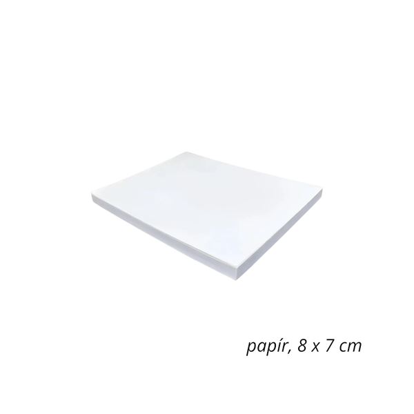 Míchací bloky papír 7x8 cm, 60 ks