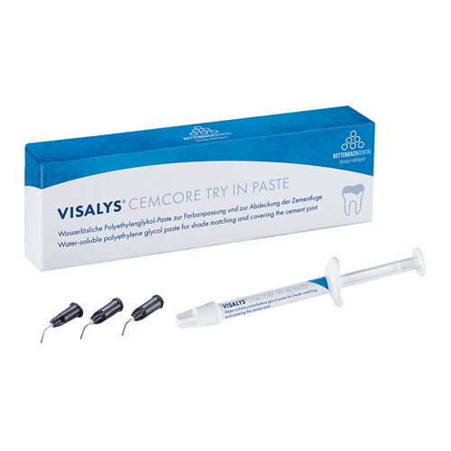 Visalys CemCore Try In Paste Opaque (1.4ml stř.+ 5 tips)