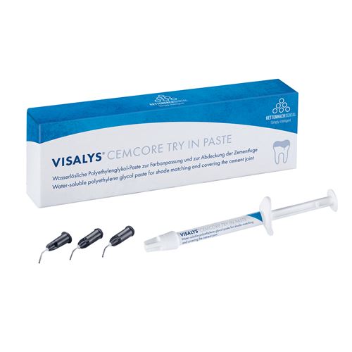 Visalys CemCore Try In Paste Translucent (1.4ml stř.+ 5 tips)