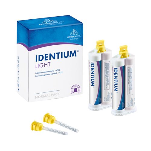 Identium Light Normal pack (2 x 50 ml, 8 mixing tips)