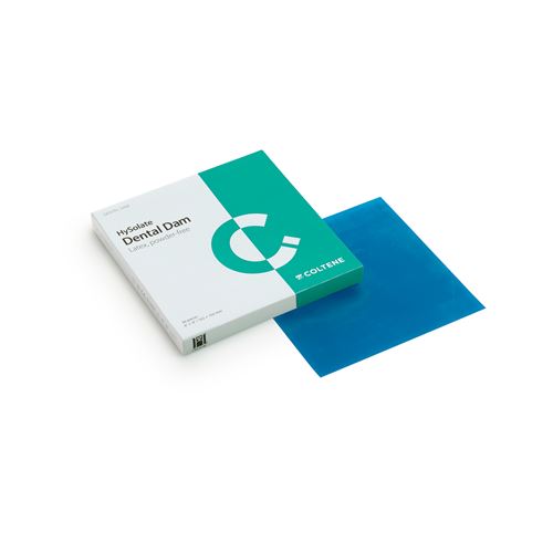 Dental Dam HySolate Latex Medium modré, 36ks