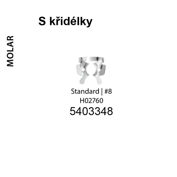 Dental Dam Wingless  Upper Molar 8