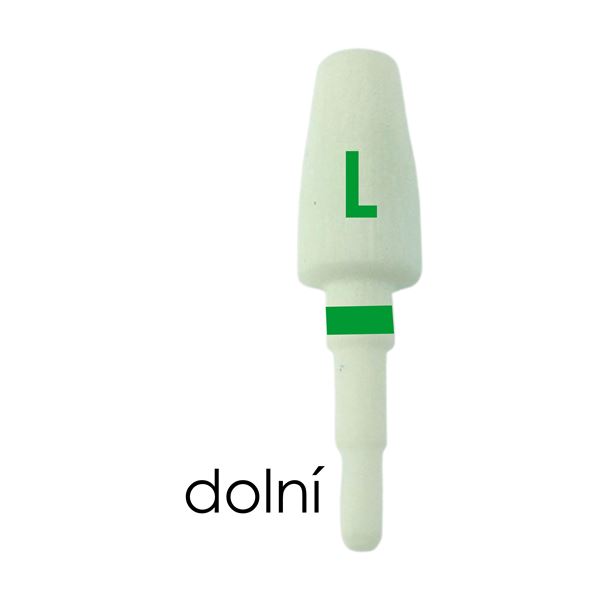 Evolution čepy refill, zelené L - 5 ks (D)