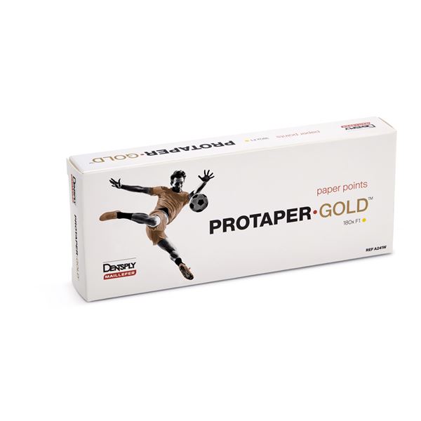 ProTaper Gold S2 bílý 20/.04 31mm, 6 ks
