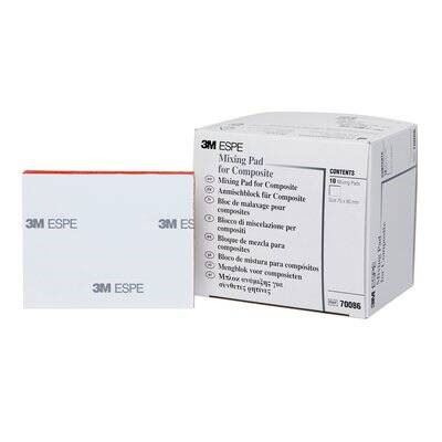Míchací podložky 3M pro kompozita 6 x 7,5cm, 10bločků