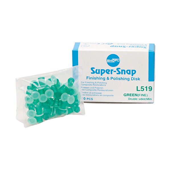Super-snap zelené jemné mini L519 - 50 ks