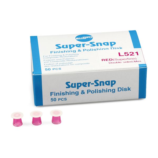 Super-snap červené x-jemné, mini L521 - 50 ks