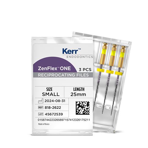 ZenFlex ONE NS Recipro NiTi File, .20/.06/25mm, 3ks