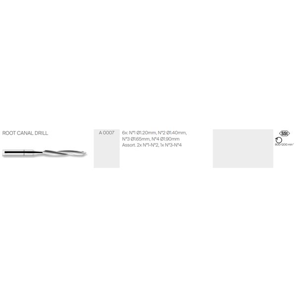 Root canal drill RA 1