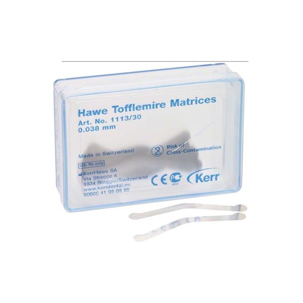 Hawe Tofflemire matrice, 0,038mm 30ks - 1113/30