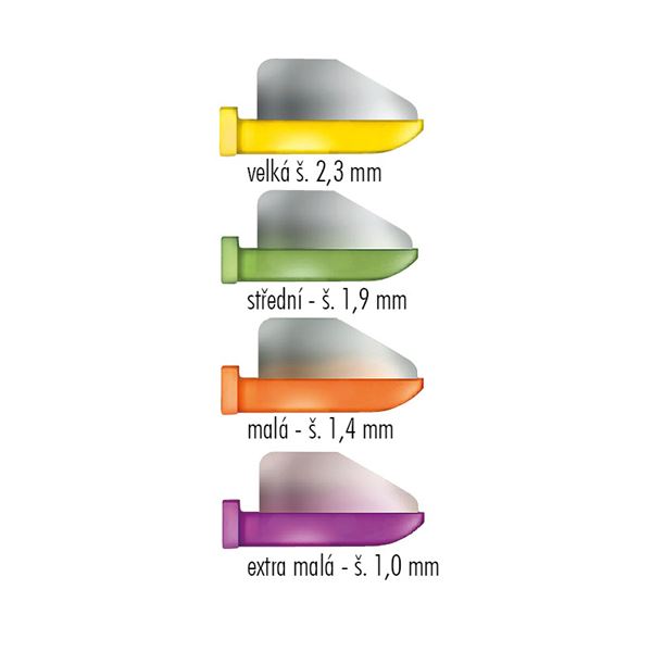 FenderWedge malé 36 ks - oranžové