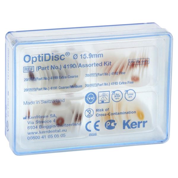 OptiDisc 15,9 mm set 80 ks různých hrubostí - 4190