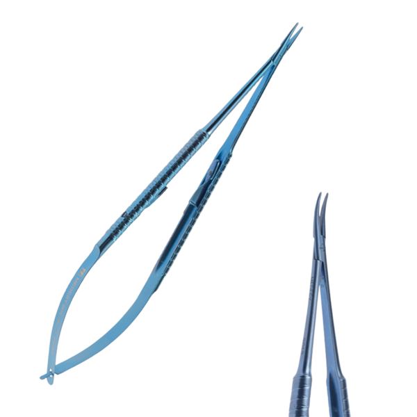 Jehelec Medesy Micro Titanium zahnutý 