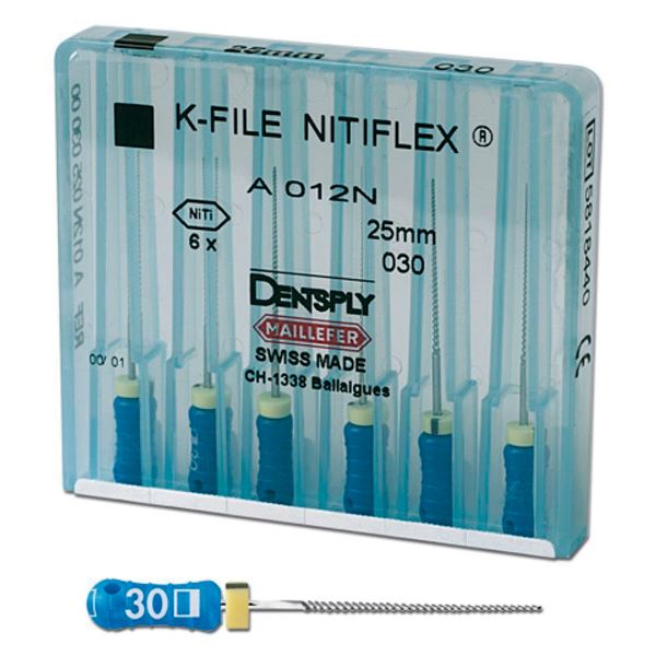 File NitiFlex sort. 015-040/25 mm, 6 ks