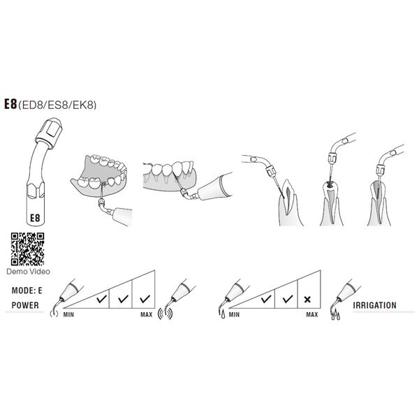 Woodpecker DTE hrot Endo ED8