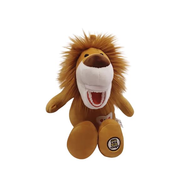 Edukativní maňásek lev s čelistí a kartáčkem