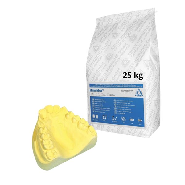 Hinridur sádra 25 kg žlutá 