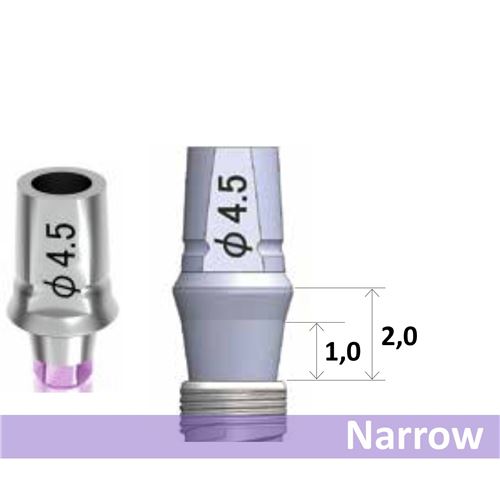 GC Aadva Ready abutment Narrow HEX EPH1.0 D4