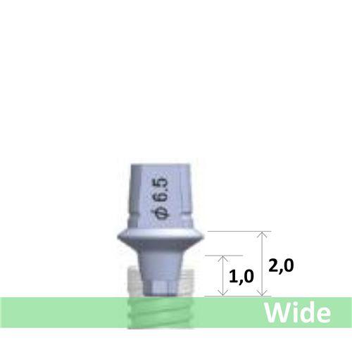 GC Aadva Ready abutment Regular/Wide HEX EPH1.0