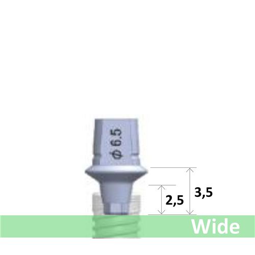 GC Aadva Ready abutment Regular/Wide HEX EPH2.5