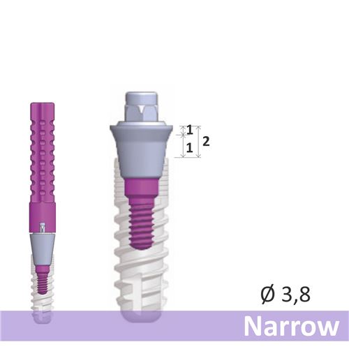 GC Aadva SR abutment Narrow EPH1.0 D3.8