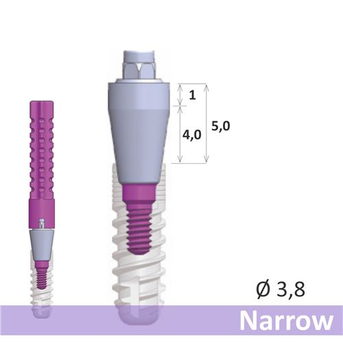 GC Aadva SR abutment Narrow EPH4.0 D3.8