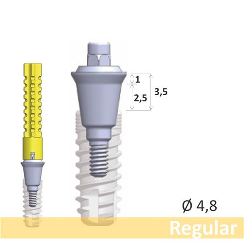 GC Aadva SR abutment Regular EPH2.5 D4.8