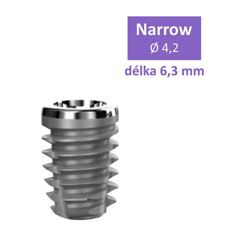 GC Aadva Implantát Short (krátký) D 4.2 Narrow 6.3