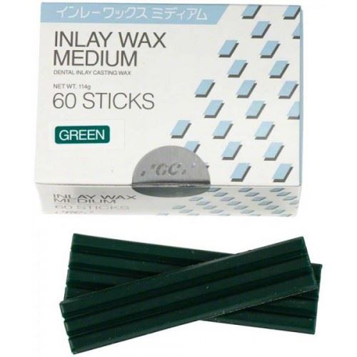 Inlay vosk zelený medium 60ks