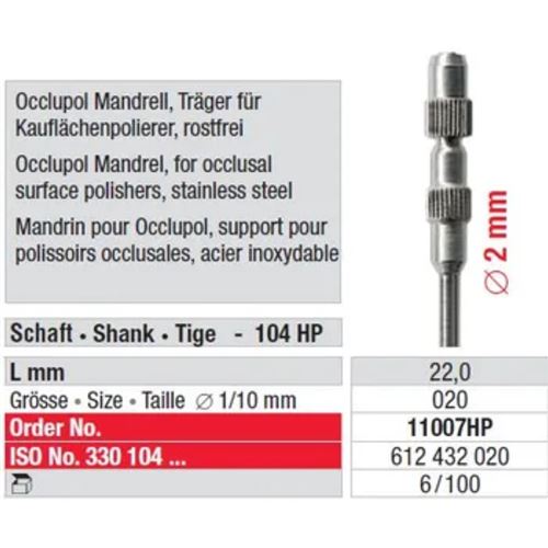 Mandrel Occlupol 11007 - 6 ks