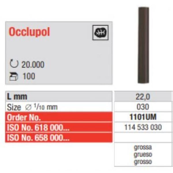 Occlupol 100 ks 1101 hnědý