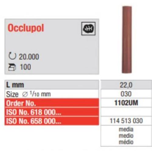 Occlupol 100 ks 1102 červený