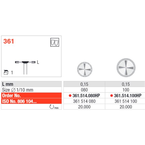 Diadisk Superflex 361.514.080HP