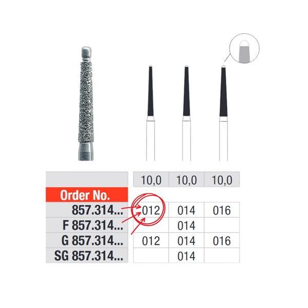 Brousek 857.314.012 (Battův vrták s bezp. hrotem)