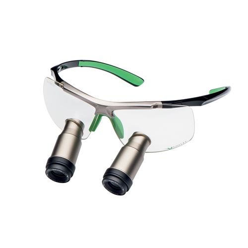 Lupové brýle prismatické Techne 5,0x400mm Č/Z