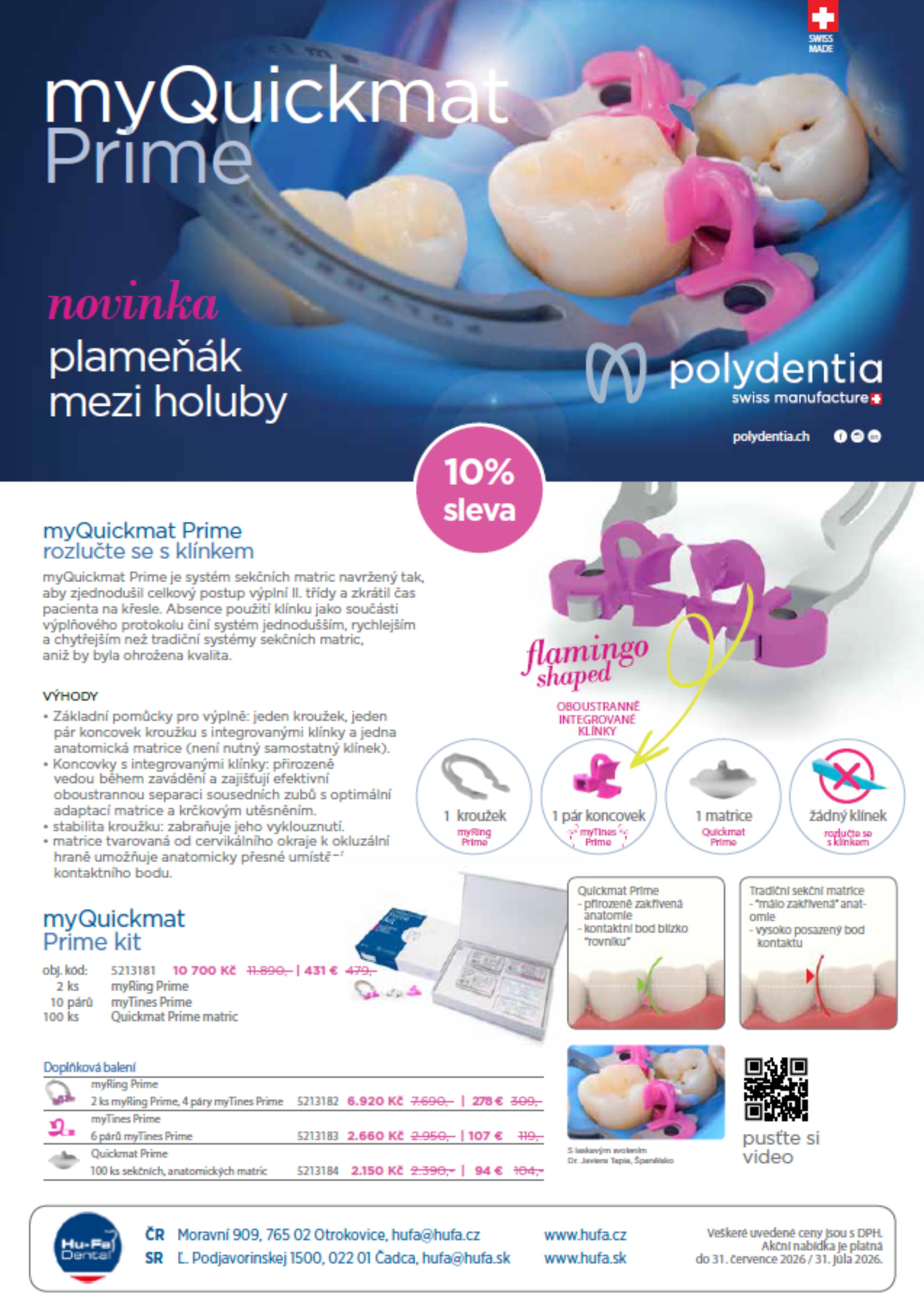 Polydentia nabídky na březen a duben