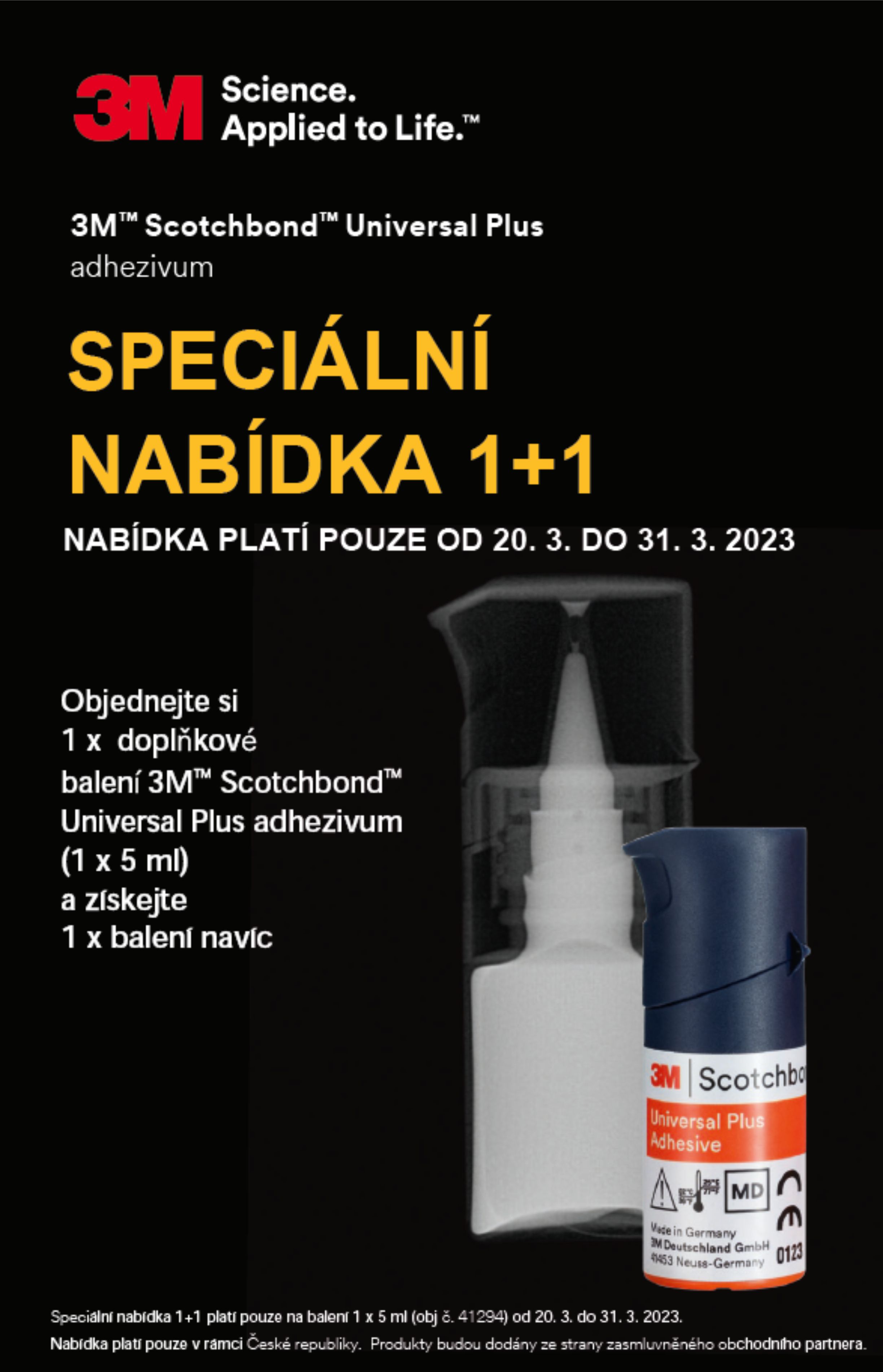 Scotchbond Universal Plus 1 + 1 zdarma