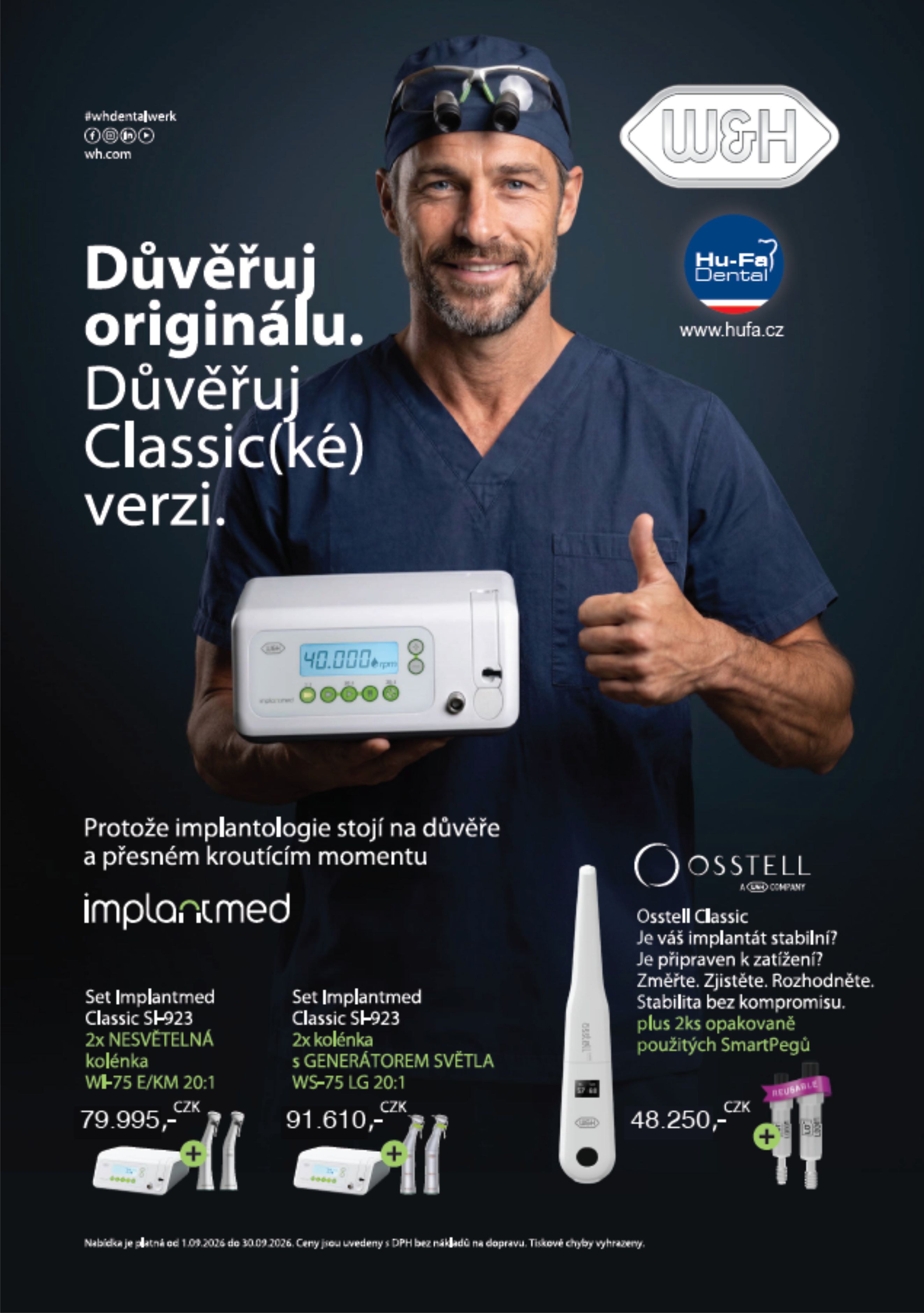 W&H Promo pro implantology a chirurgy
